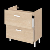 Sensea Easy Under-the-Sink Cabinet with 2 Drawers 70 x 40 x 70cm - Oak
